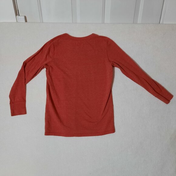 BOYS NAUTICAL PIRATE MARITIME Long Sleeve Tee, Arizona Oceanic Red Tshirt, 8 Med - Picture 5 of 8